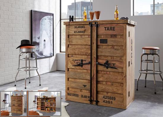 Manika - massiver Barschrank